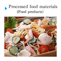 Processed food materials