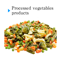 Processed vegetables products